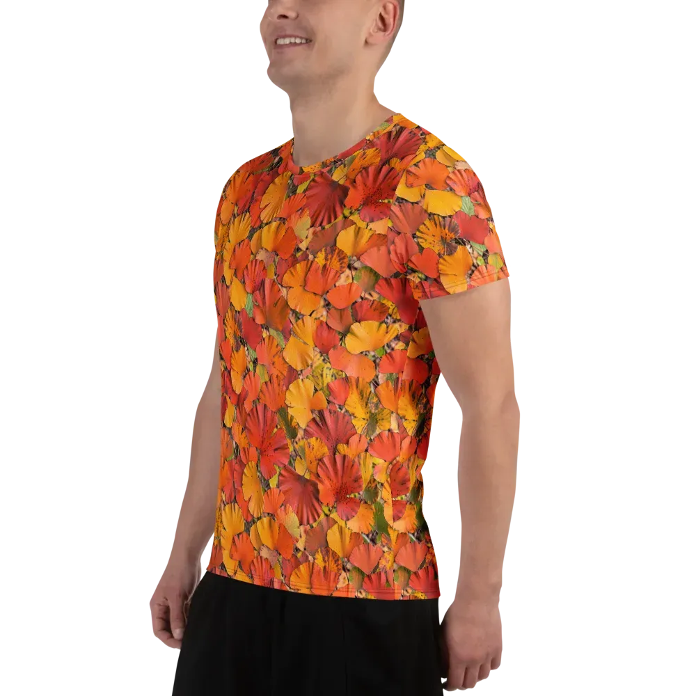 Autumn Ember on Men's Athletic T-Shirt — Left