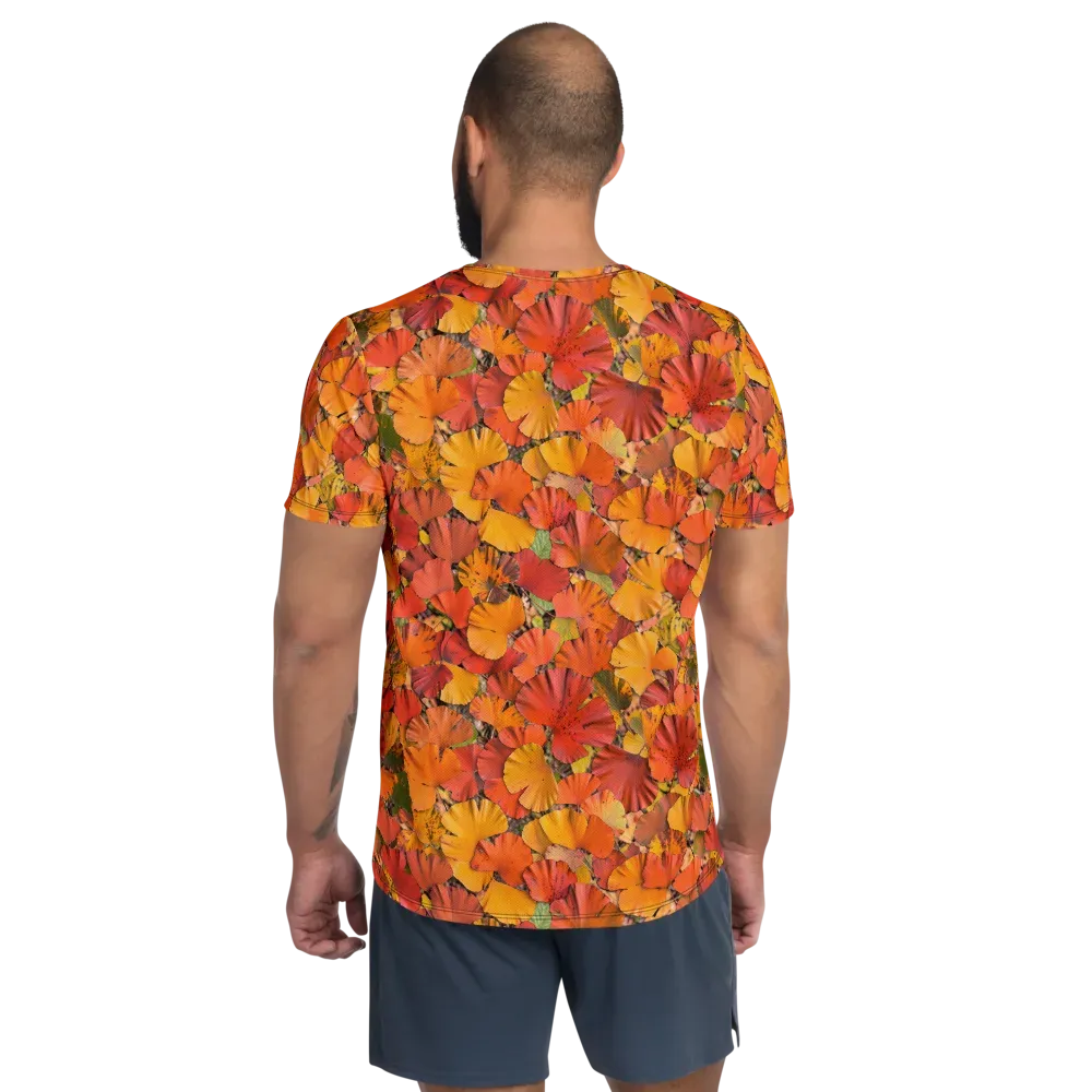 Autumn Ember on Men's Athletic T-Shirt — Back