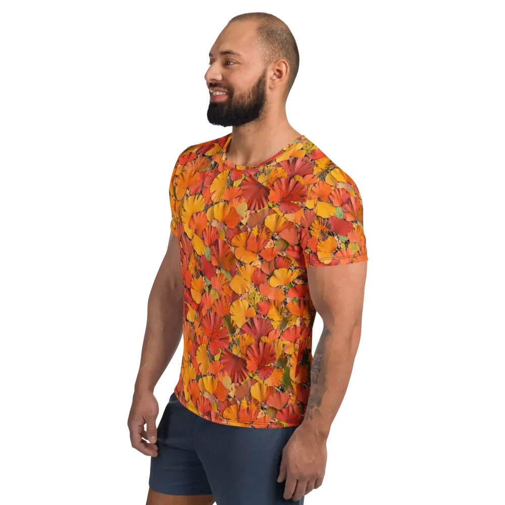 Autumn Ember on Men's Athletic T-Shirt — Left