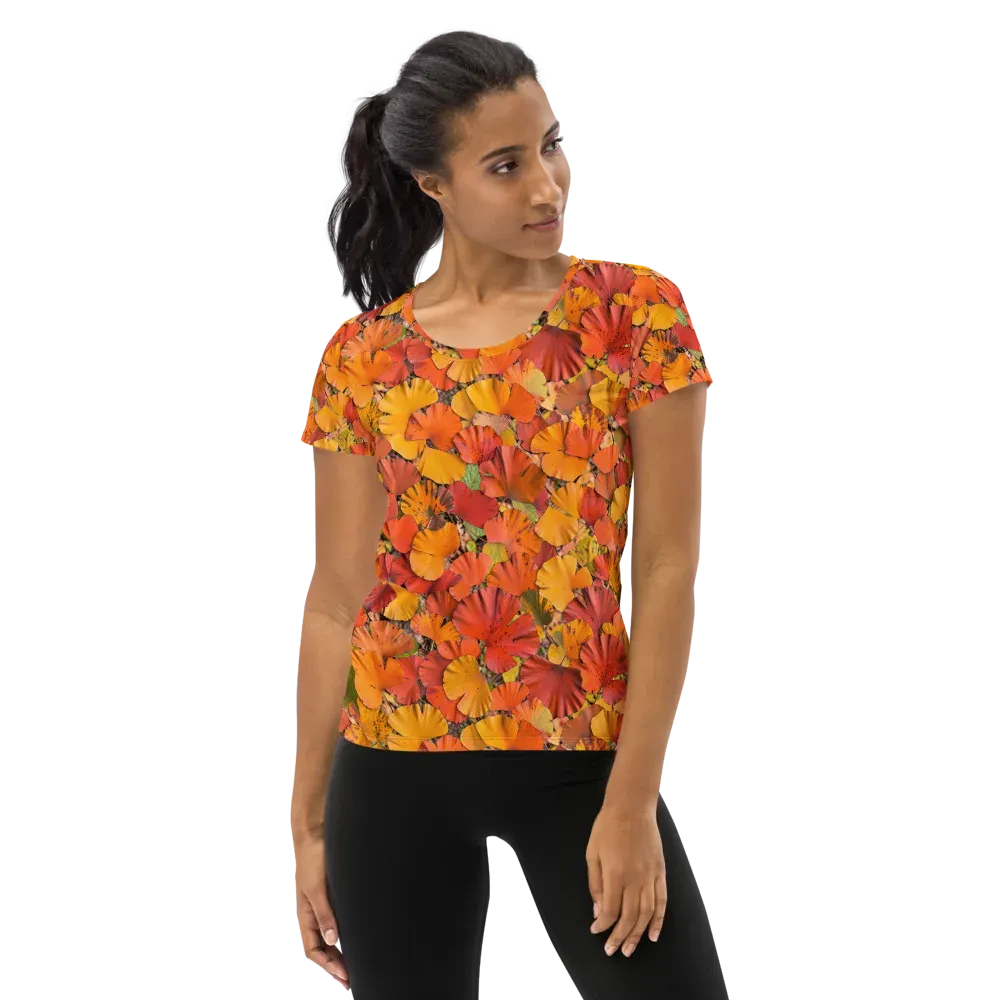 Autumn Ember on Women's Athletic T-Shirt — Front