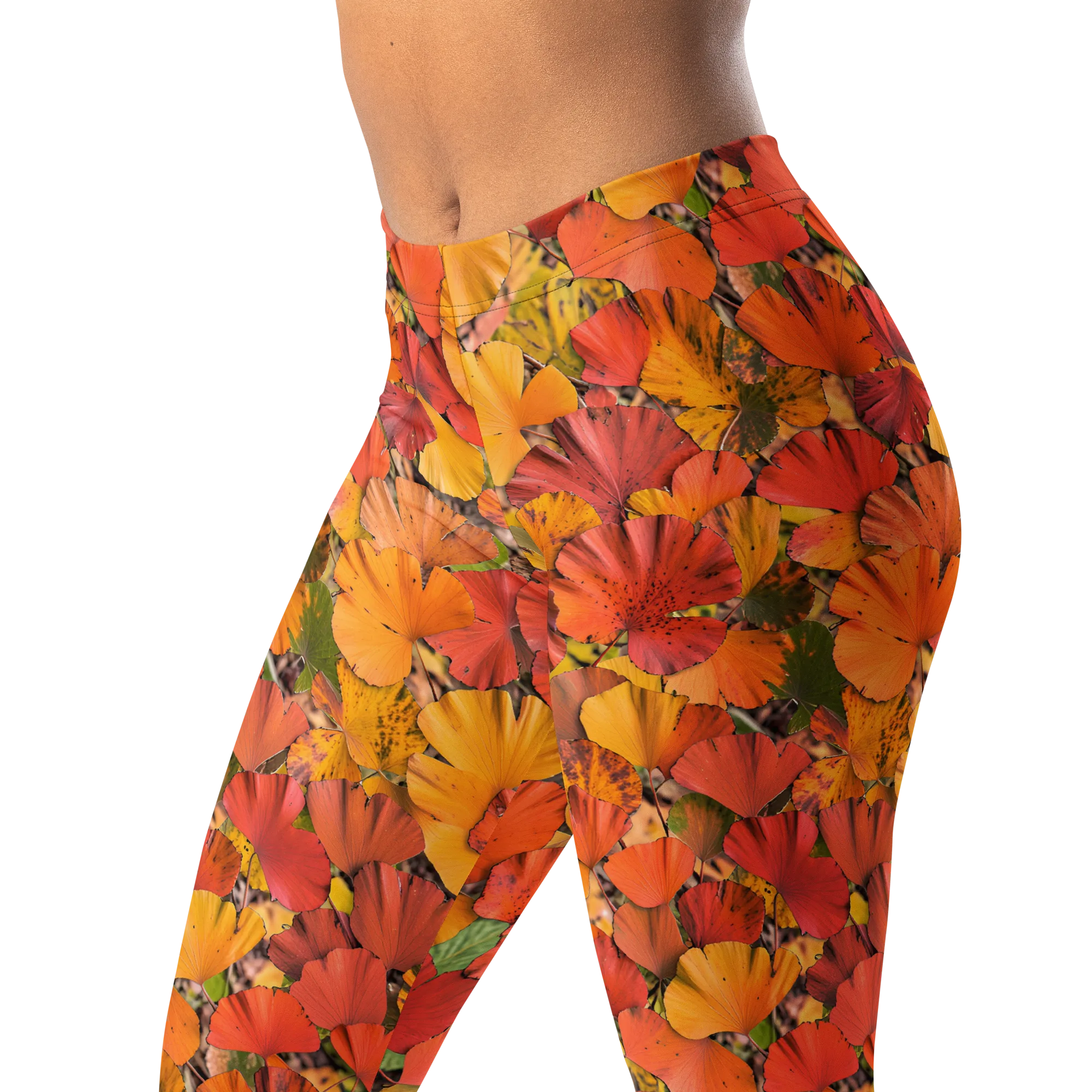 Autumn Ember on Leggings — Left Front