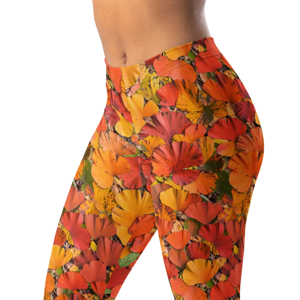Autumn Ember on Leggings — Left Front