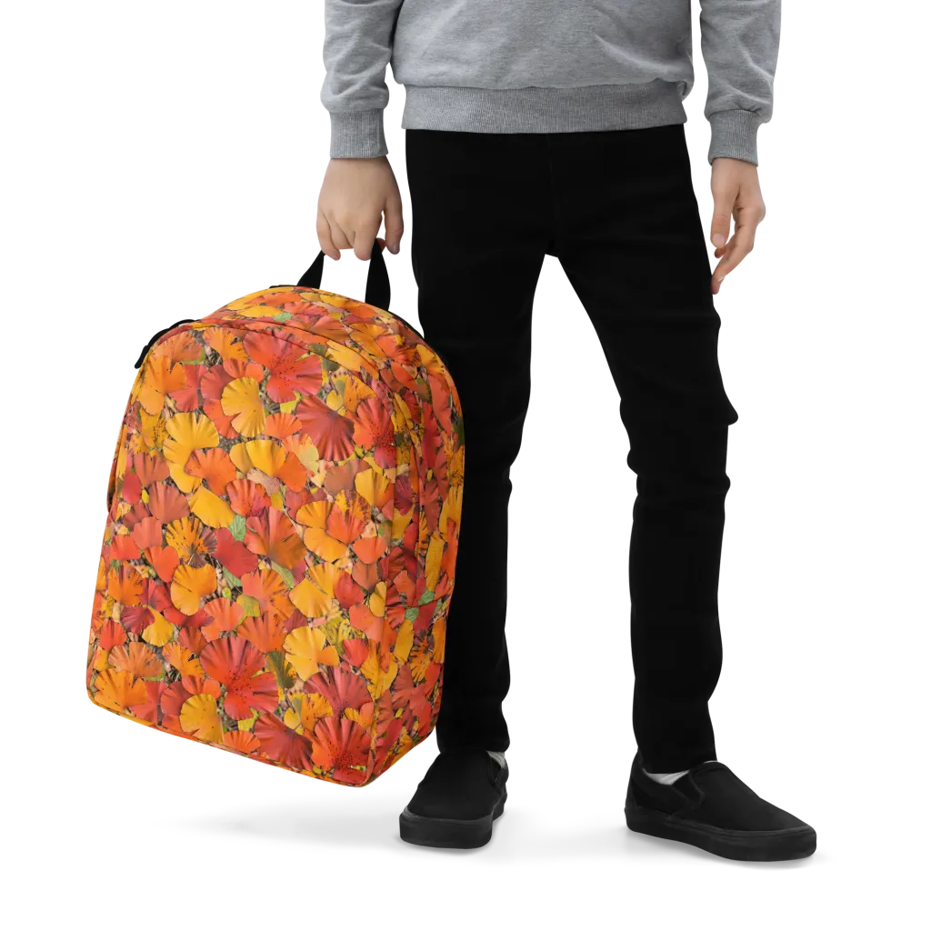 Autumn Ember on Minimalist Backpack — Zoomed-in