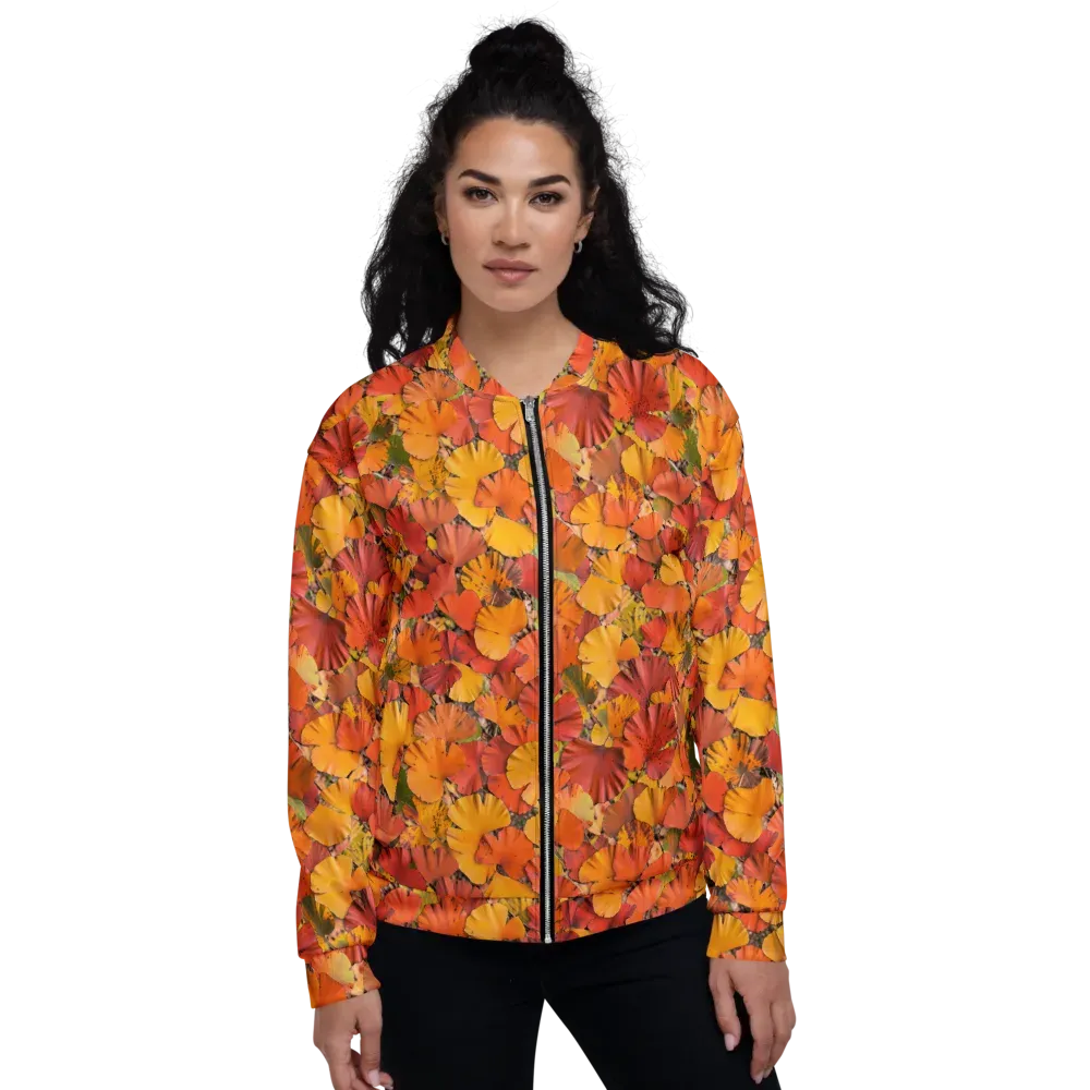 Autumn Ember on Bomber Jacket — Front