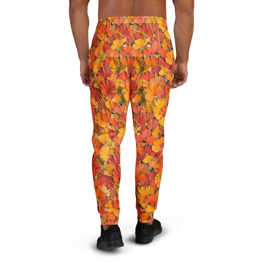 Autumn Ember on Men's Joggers — Back