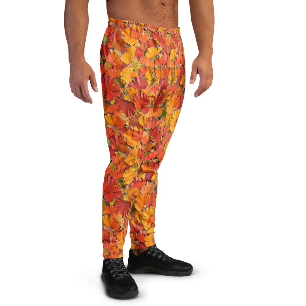 Autumn Ember on Men's Joggers — Right