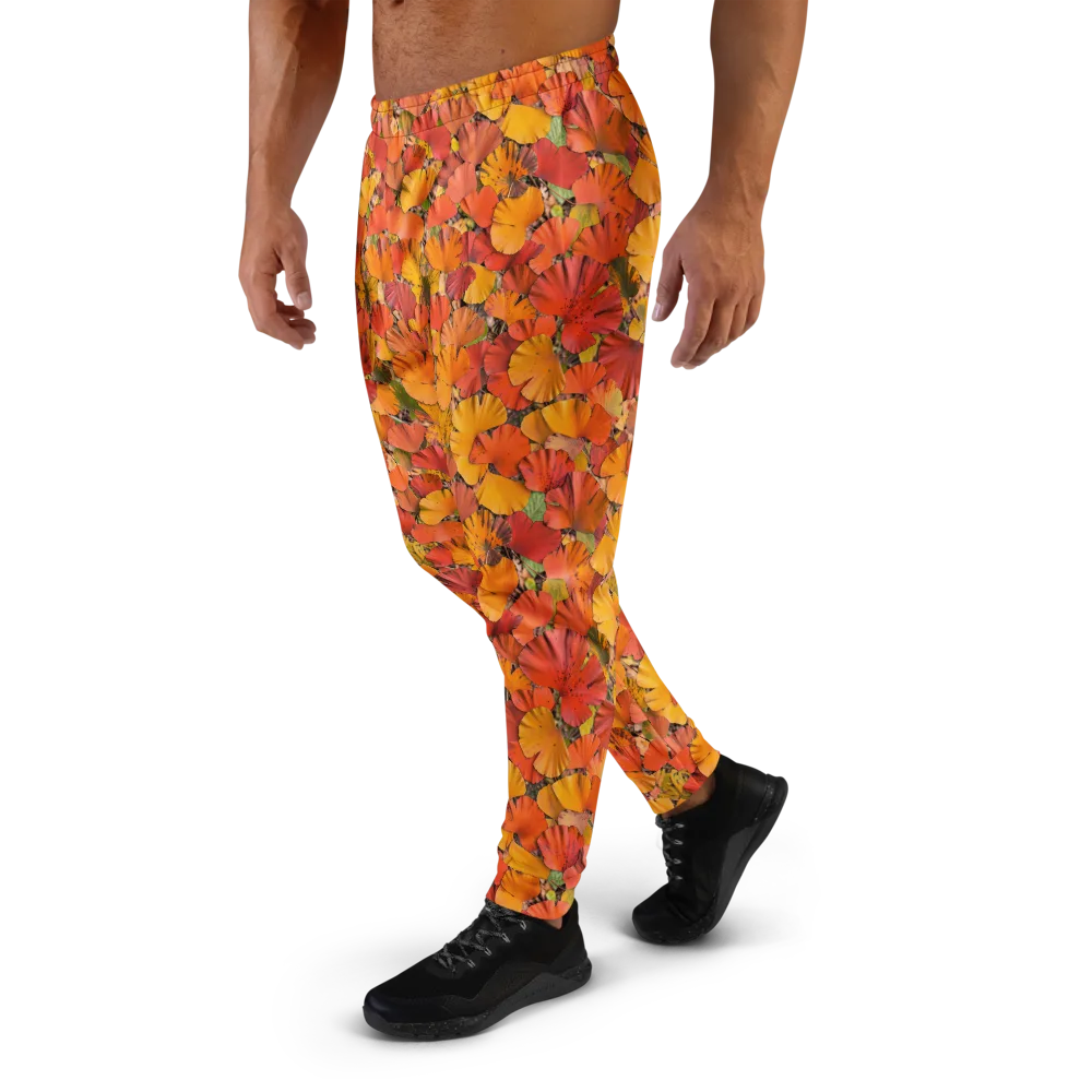 Autumn Ember on Men's Joggers — Left