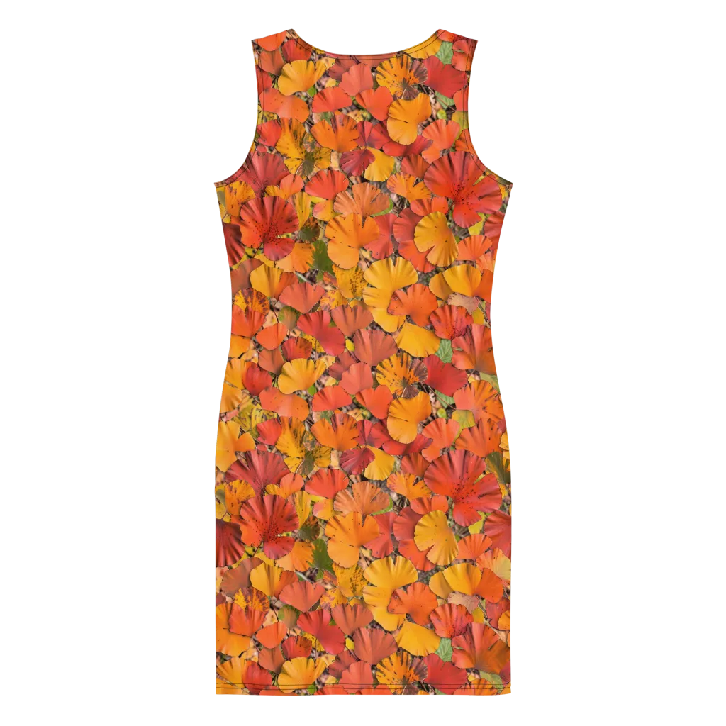 Autumn Ember on Bodycon Dress — Back