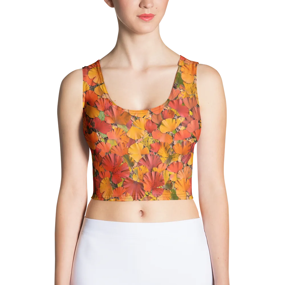 Autumn Ember on Crop Top — Front