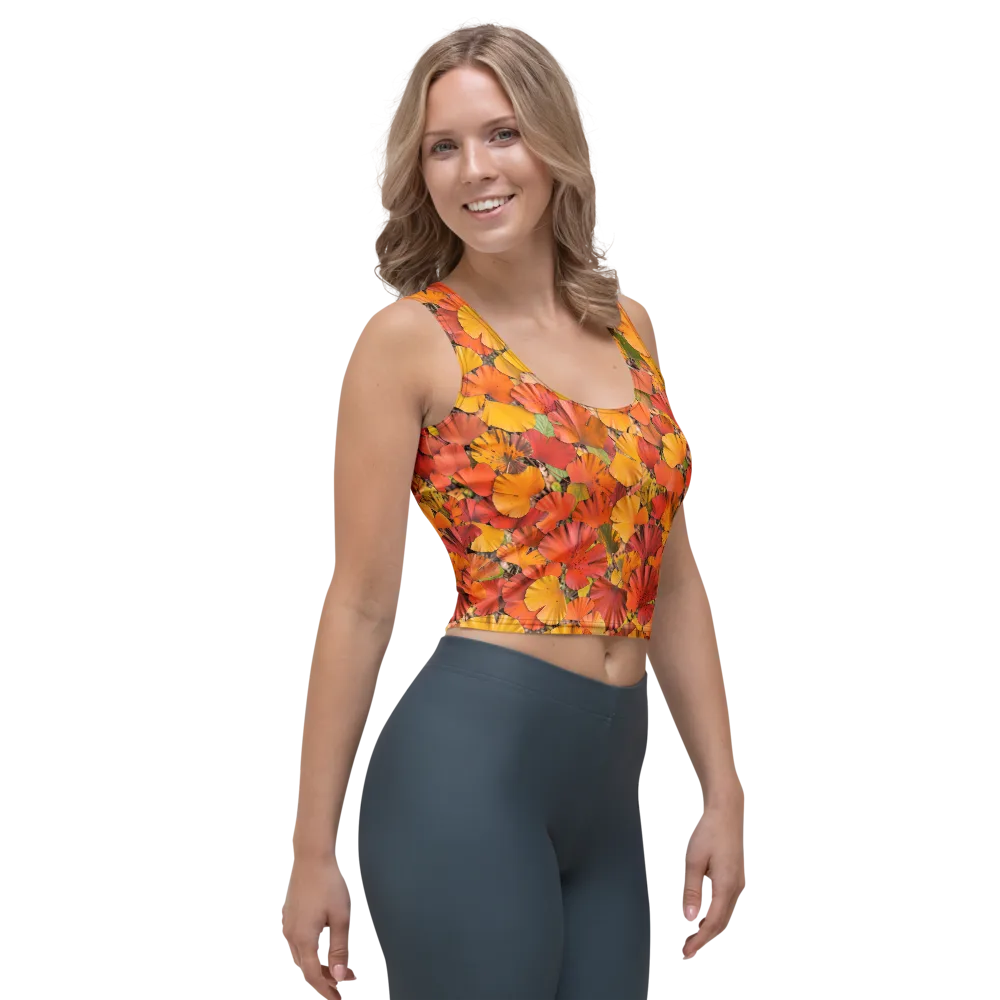 Autumn Ember on Crop Top — Right Front