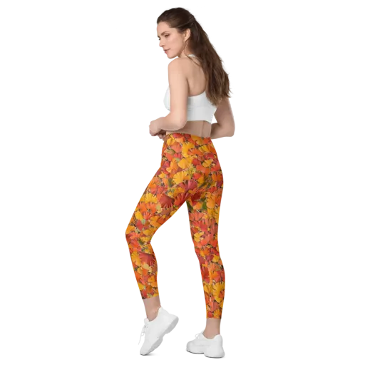 Autumn Ember on a Leggings with Pockets