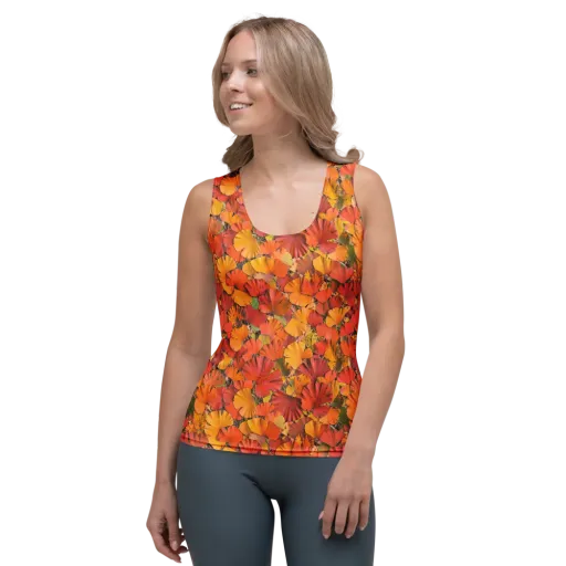 Autumn Ember on a Women's Tank Top