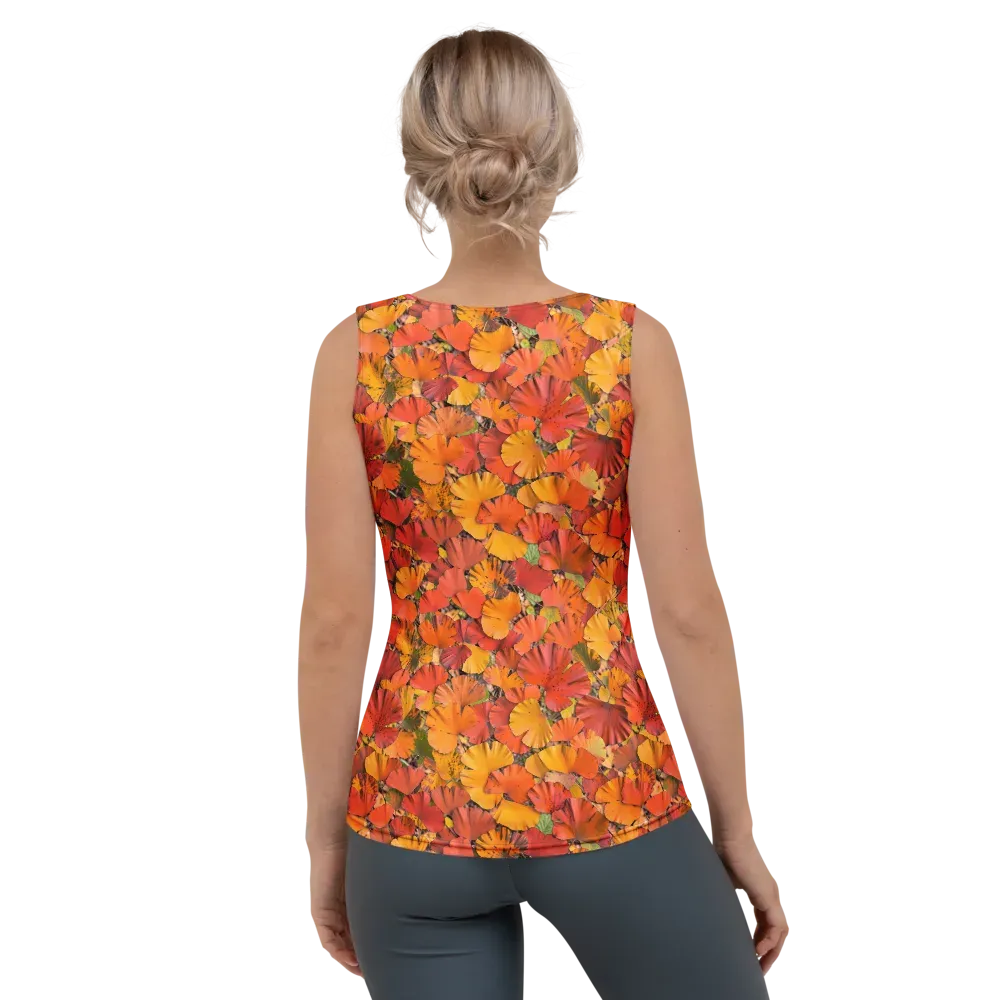 Autumn Ember on Women's Tank Top — Back
