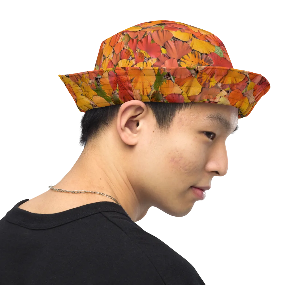 Autumn Ember on Reversible Bucket Hat — Right Outside