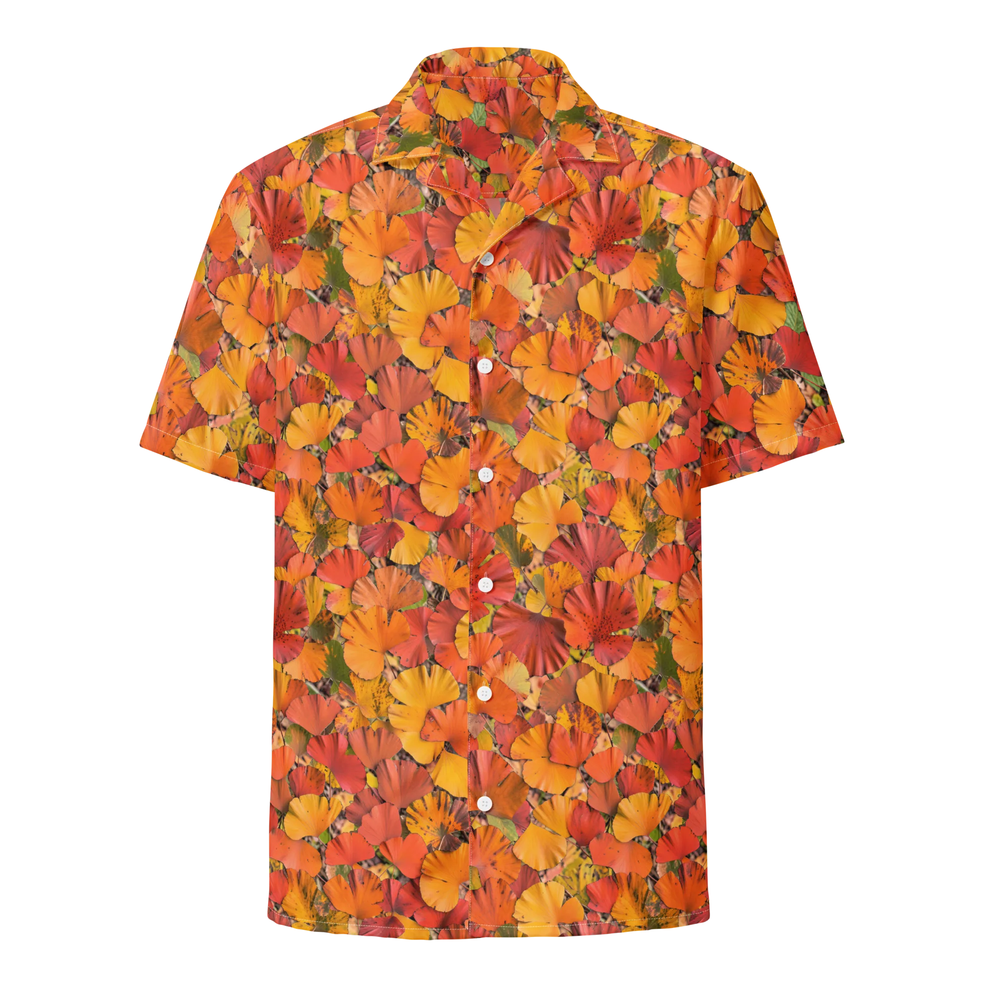 Autumn Ember on Button Shirt — Front