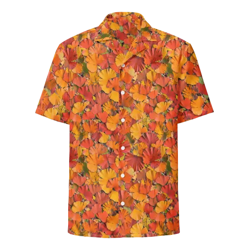 Autumn Ember on a Button Shirt