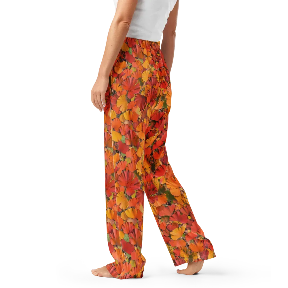 Autumn Ember on Women's Pajama Pants — Left