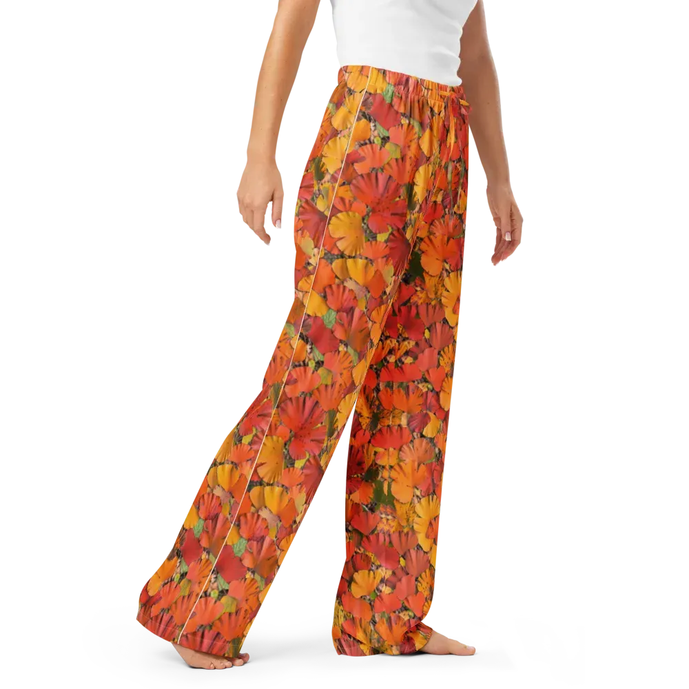 Autumn Ember on Women's Pajama Pants — Right Front