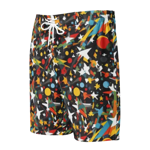 Starburst Orbit on a Men's Board Shorts