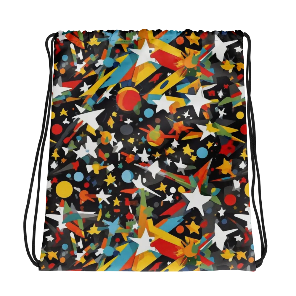 Starburst Orbit on Drawstring Bag — Photo