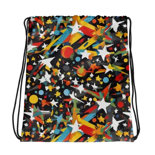 Starburst Orbit on a Drawstring Bag