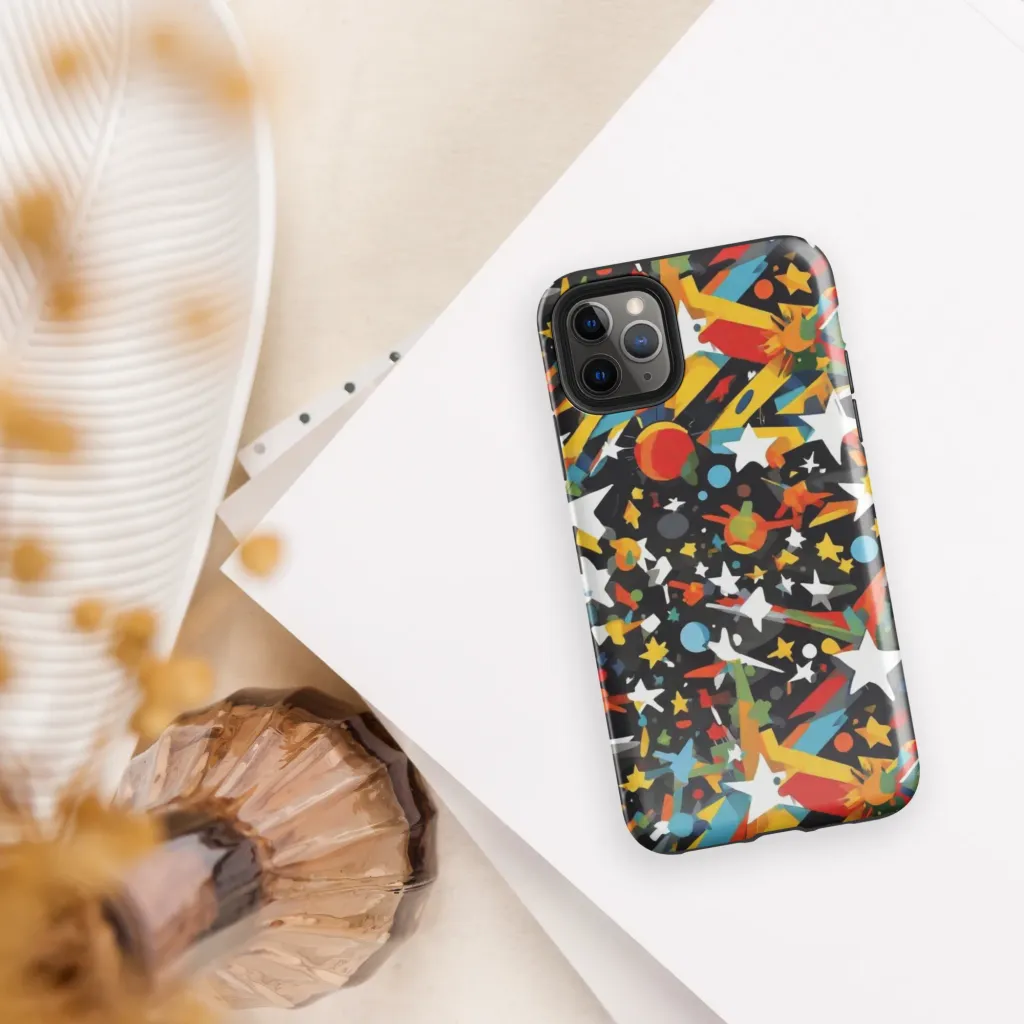 Starburst Orbit on Tough Case for iPhone® — Front