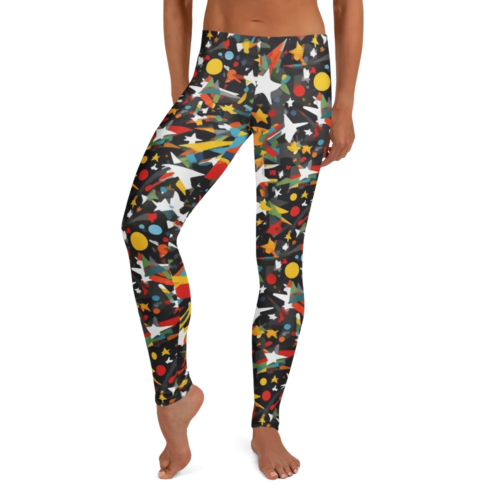 Starburst Orbit on Leggings — Front