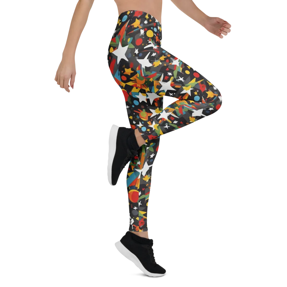 Starburst Orbit on Leggings — Right