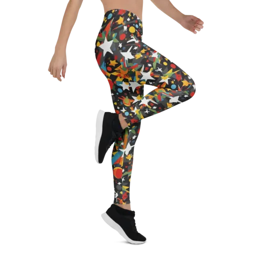 Starburst Orbit on a Leggings