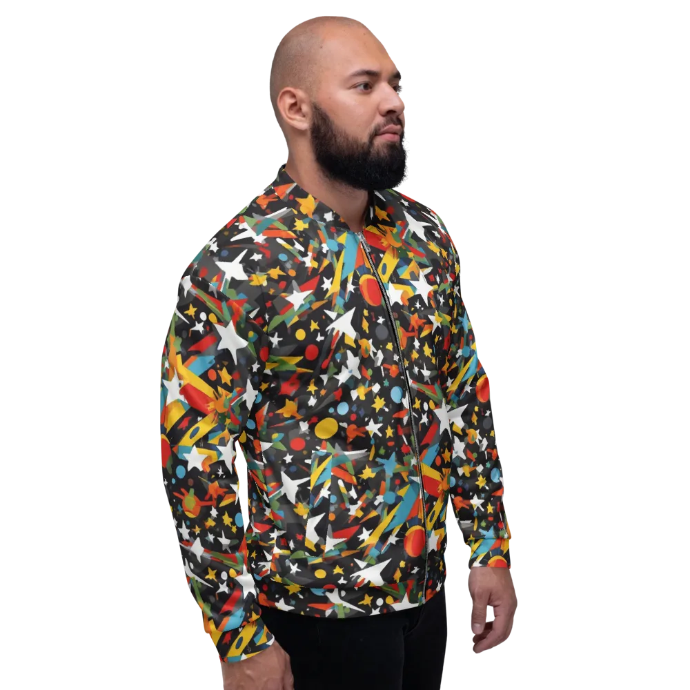 Starburst Orbit on Bomber Jacket — Right
