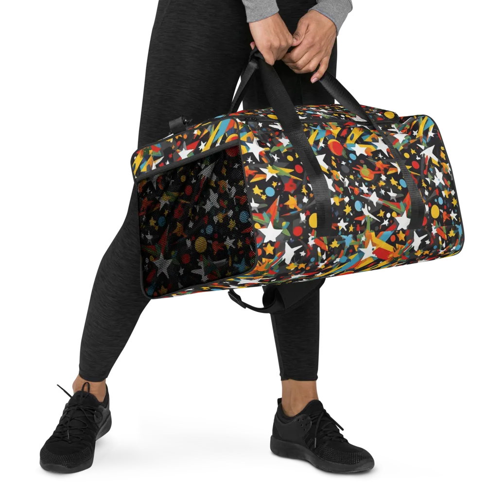Starburst Orbit on Duffle Bag — Right Front