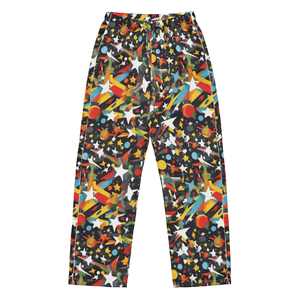 Starburst Orbit on Women's Pajama Pants — Front