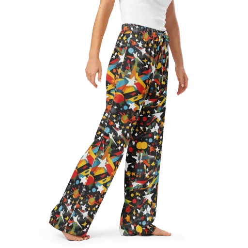 Starburst Orbit on a Women's Pajama Pants