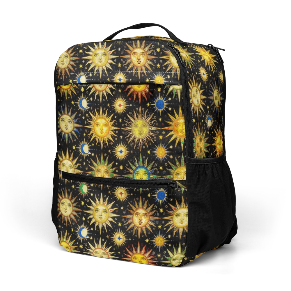 Celestial Masquerade on Utility Backpack — Left Front
