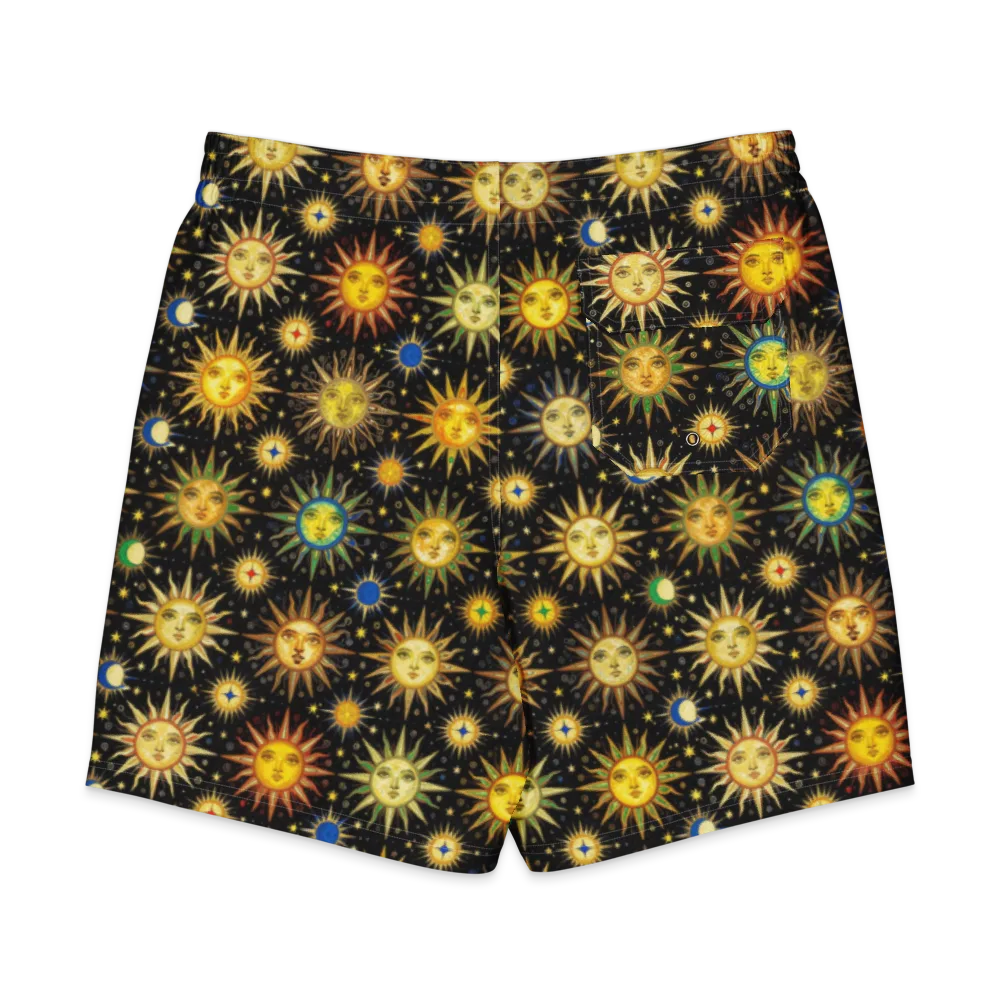 Celestial Masquerade on Men's Board Shorts — Back