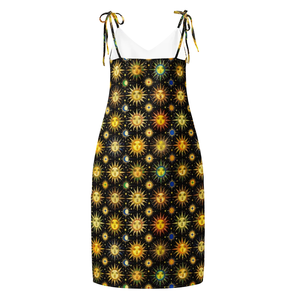 Celestial Masquerade on Slip Dress — Back