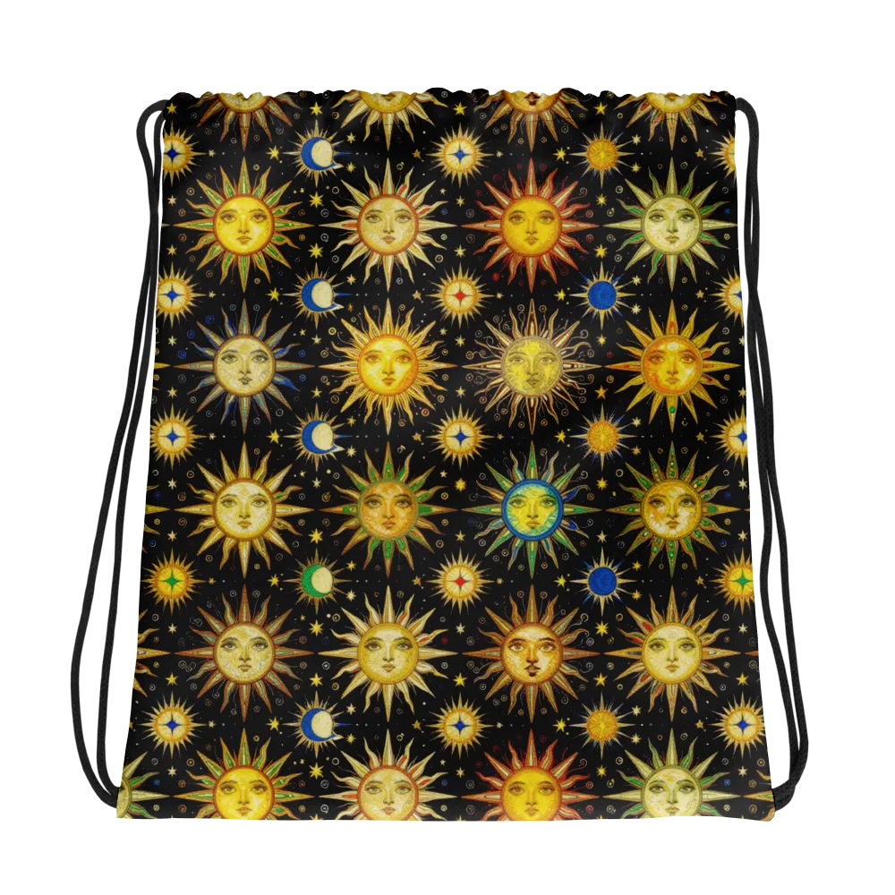 Celestial Masquerade on Drawstring Bag — Photo