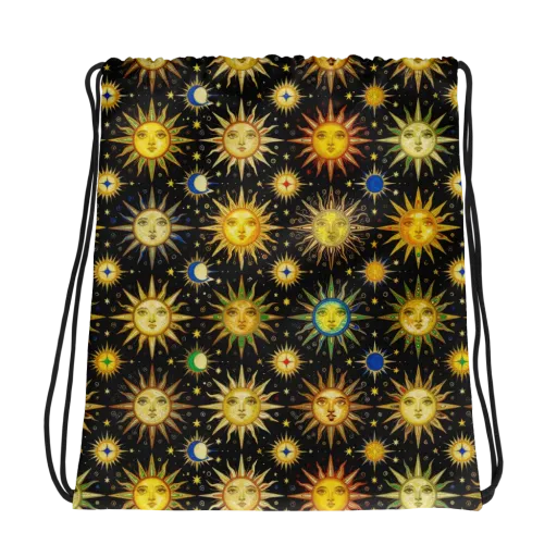 Celestial Masquerade on a Drawstring Bag