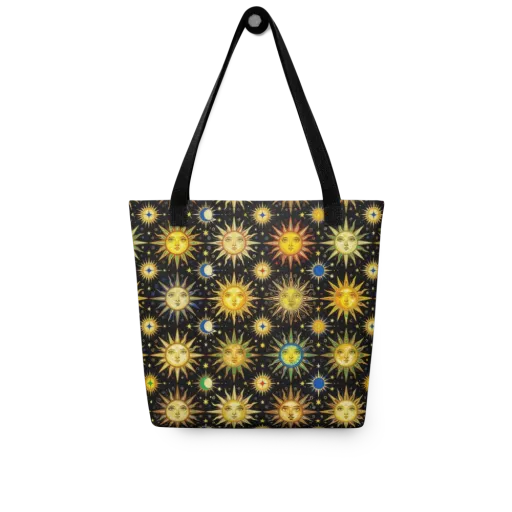 Celestial Masquerade on a Tote Bag
