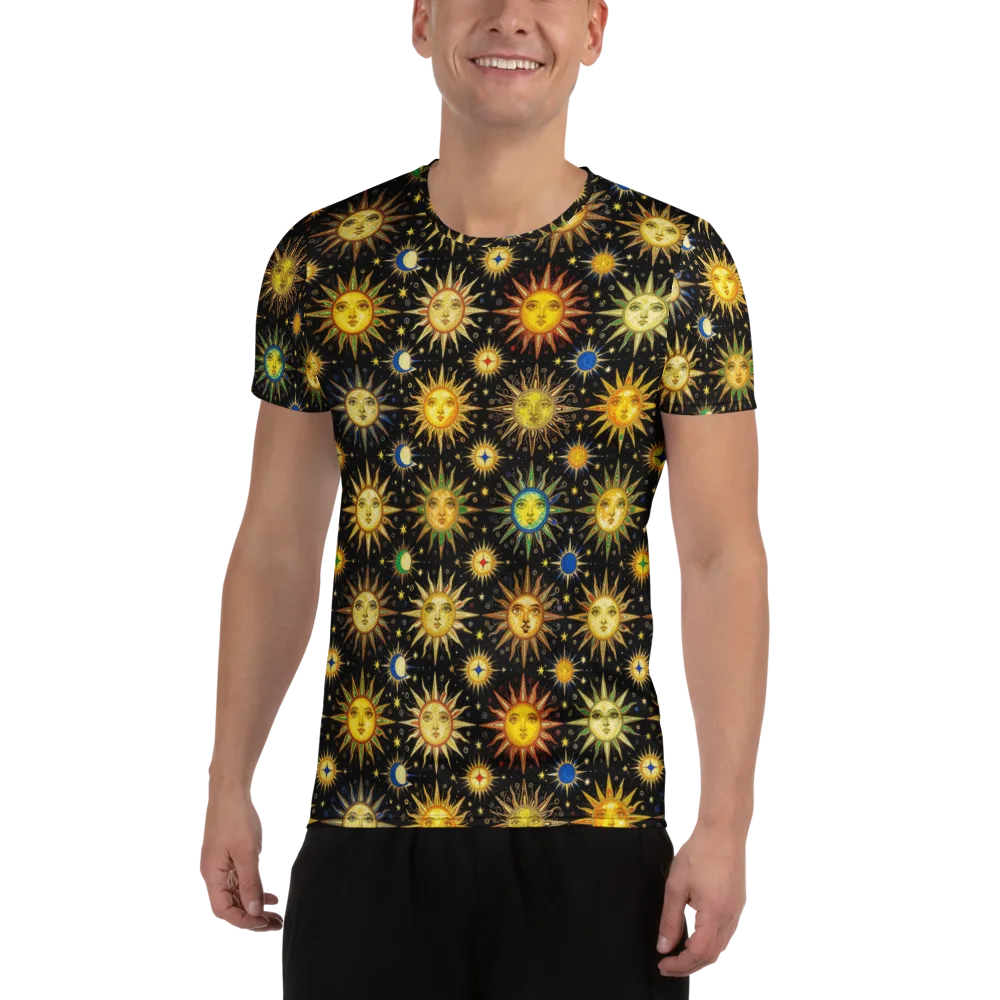 Celestial Masquerade on Men's Athletic T-Shirt — Front