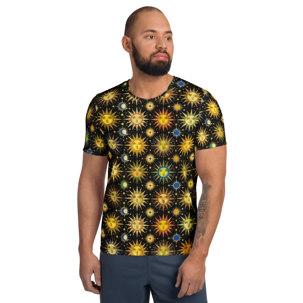 Celestial Masquerade on Men's Athletic T-Shirt — Front