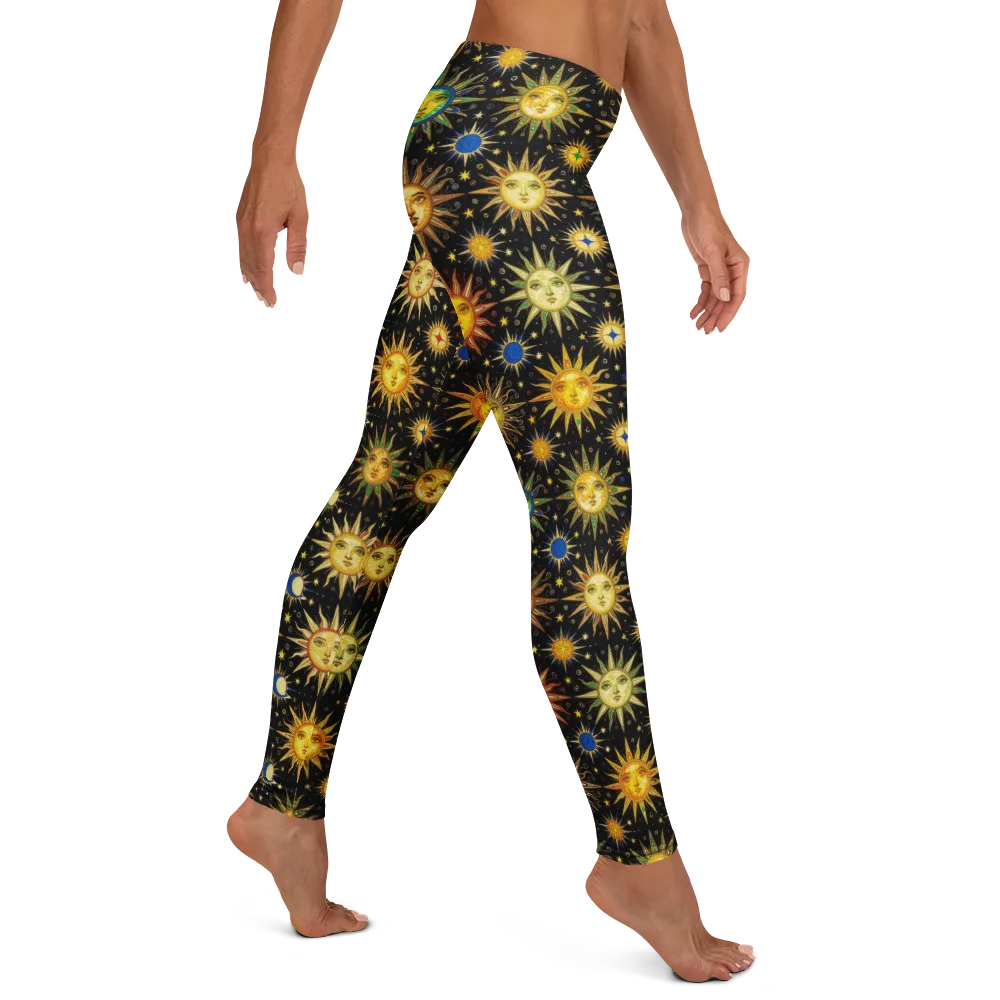 Celestial Masquerade on Leggings — Right