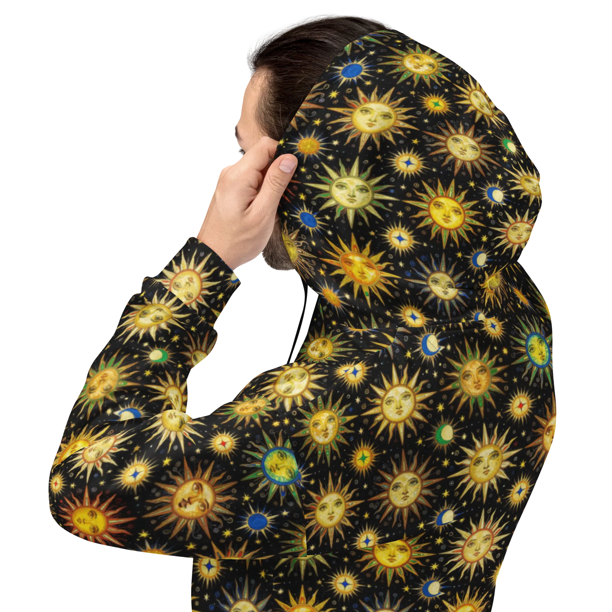 Celestial Masquerade on Hoodie — Back