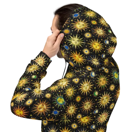 Celestial Masquerade on a Hoodie