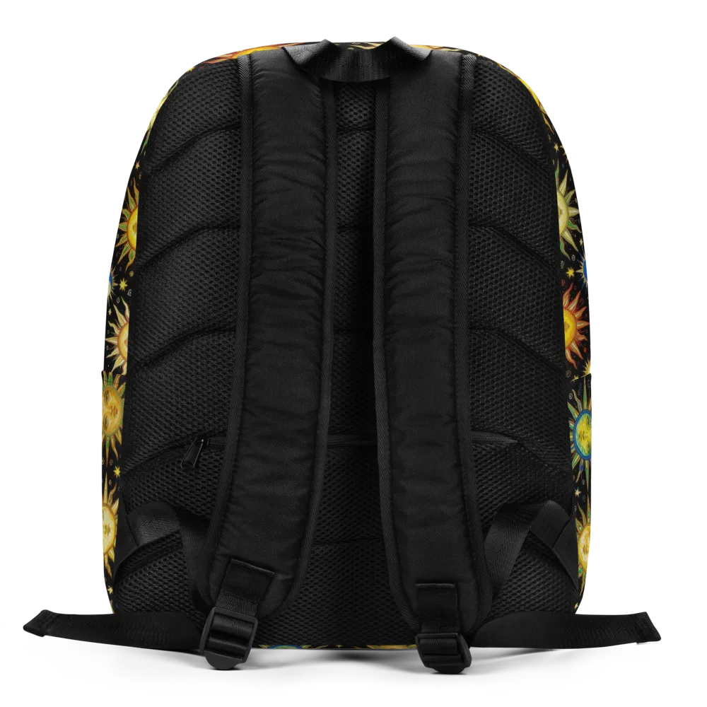 Celestial Masquerade on Minimalist Backpack — Back