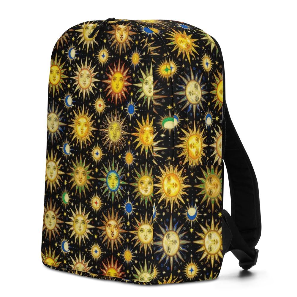 Celestial Masquerade on Minimalist Backpack — Left
