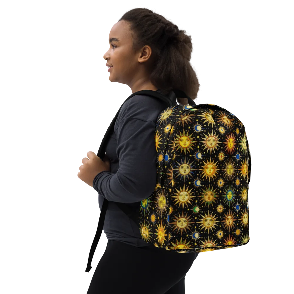 Celestial Masquerade on Minimalist Backpack — Right Front