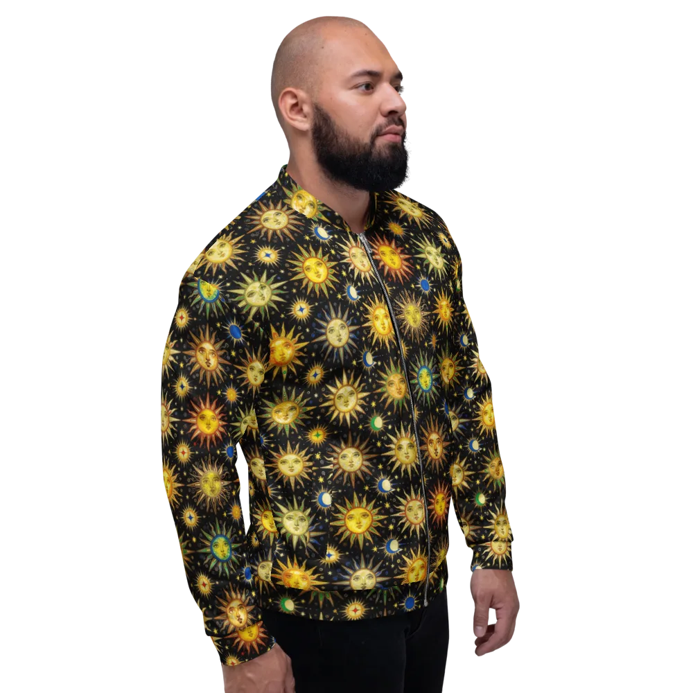 Celestial Masquerade on Bomber Jacket — Right