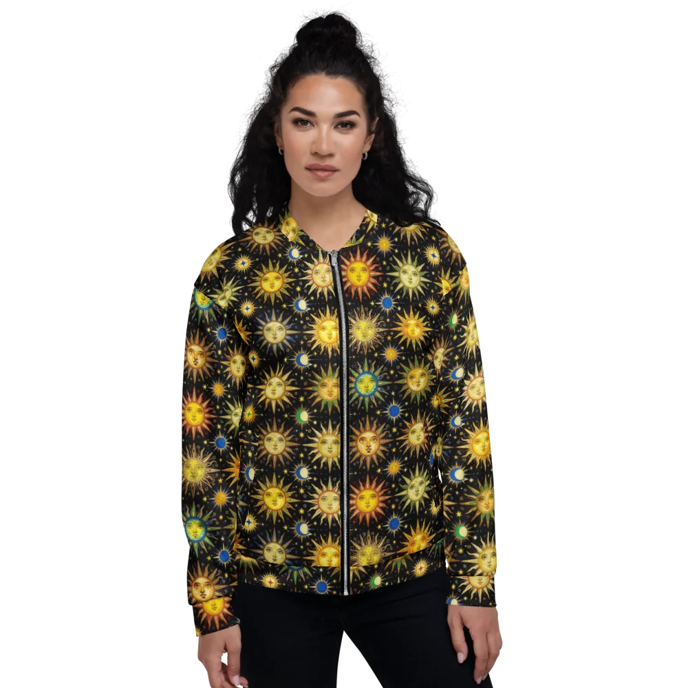 Celestial Masquerade on Bomber Jacket — Front