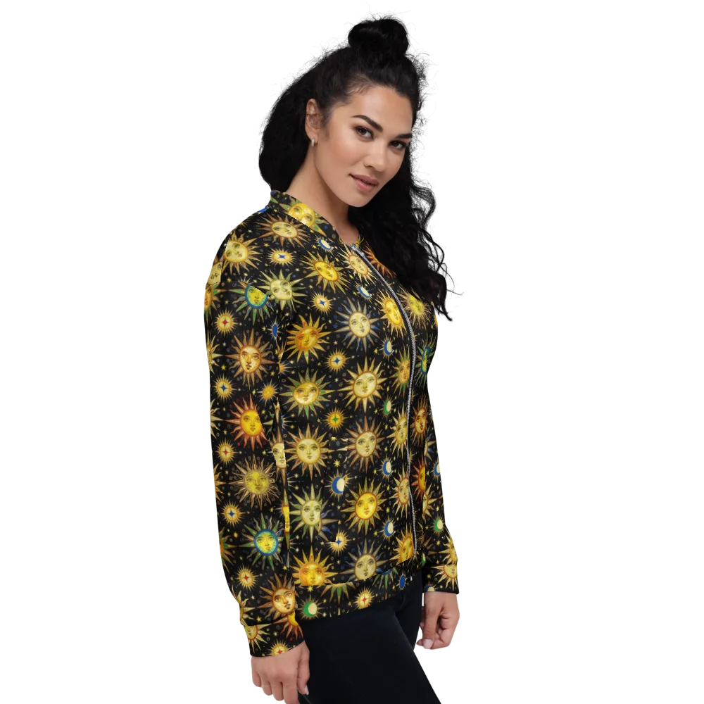 Celestial Masquerade on Bomber Jacket — Right